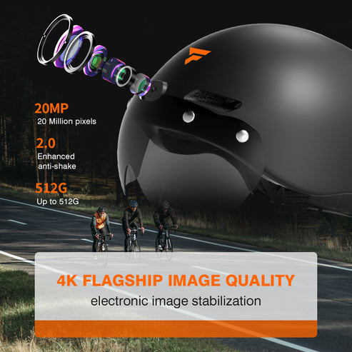 Foxwear 4K Smart Helmet with Camera V6 Pro – Foxwearoutdoor