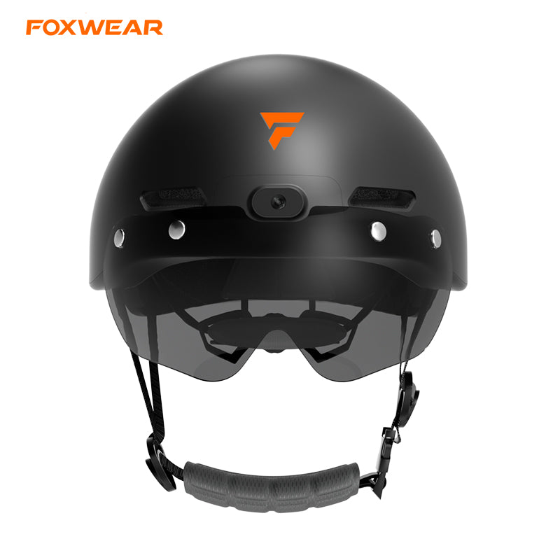 FOXWEAR V6pro-4K Anti-Shaking Camera helmet Smart Helmet Bluetooth Helmet for cyclists