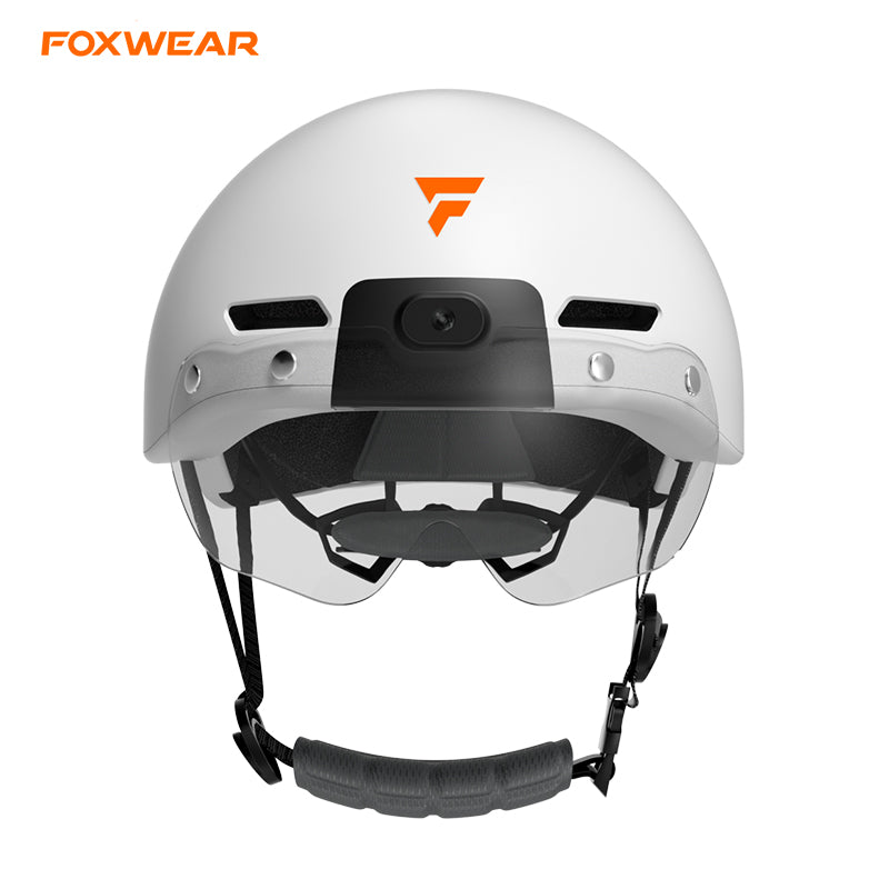 FOXWEAR V6pro-4K Anti-Shaking Camera helmet Smart Helmet Bluetooth Helmet for cyclists